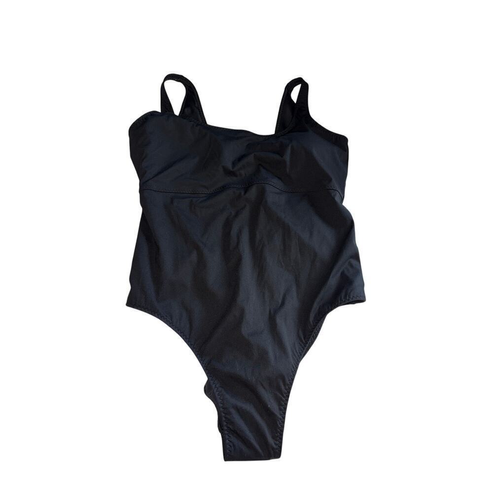 FABLETICS SUNSET SCOOP ONE PIECE SWIMSUIT BLACK XL - NEW